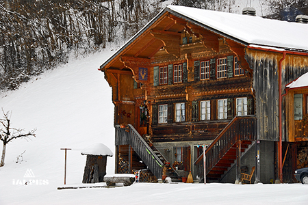 Chalet à Château d'Oex, canton de Vaud, Suisse