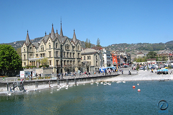 Vevey port, Suisse