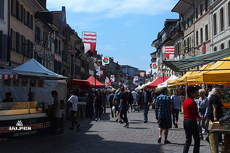 Marché de Morges, Suisse